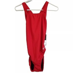 Speedo Red Women's One Piece Swimsuit